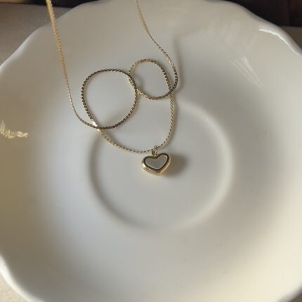 Heart Enamel Necklace