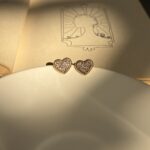 Dia Heart Studs